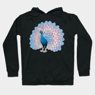 Transgender Pride Peacock Hoodie